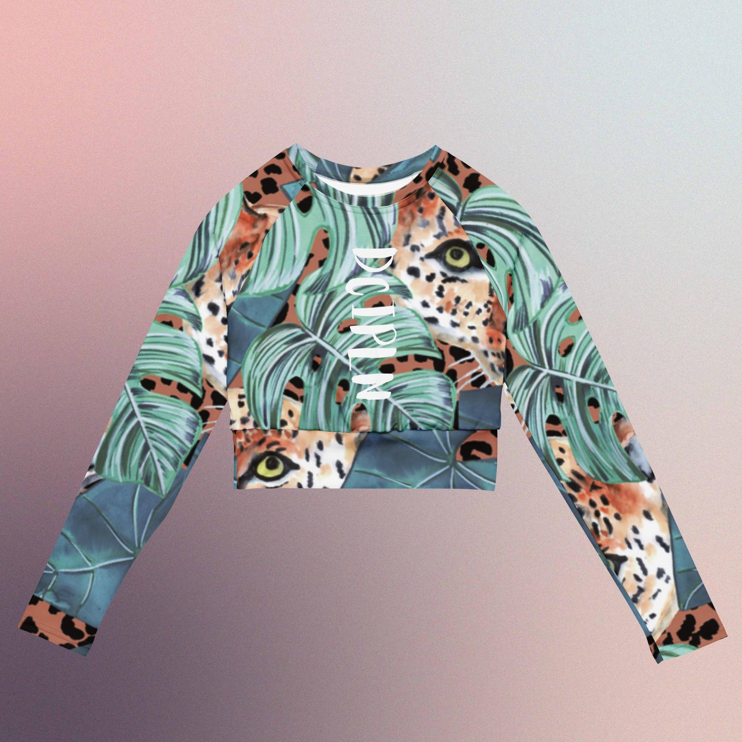DCIPLN long-sleeve crop top