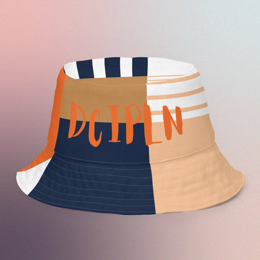 Squares & Stripes Reversible bucket hat